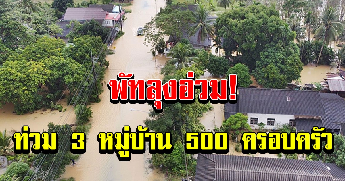 ฝนถล่มพัทลุง